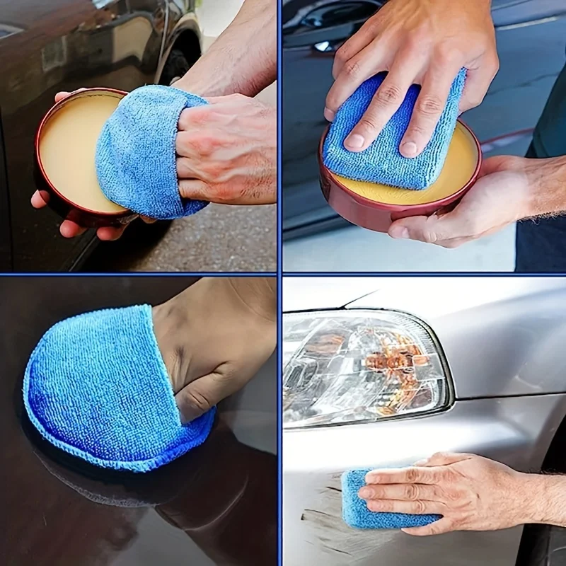 Wax Applicator Pad - 8 Buah Kit Bantalan Aplikator Lilin