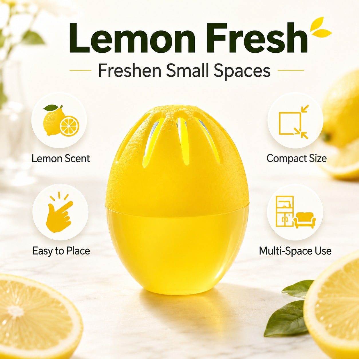 Penghilang Bau Lemon Fresh Egg - Odor Eliminator Car ulasan dan harga